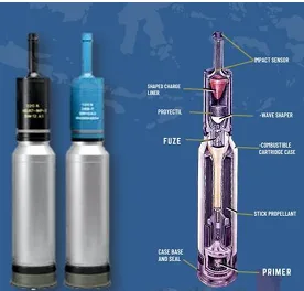 Foto Munisi 120 mm HEAT-MP (High-Explosive Anti-Tank Multi-Purpose)